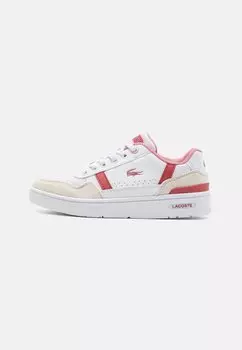 Низкие кроссовки Unisex Lacoste, цвет white/pink