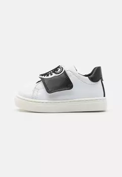 Низкие кроссовки Unisex MOSCHINO, цвет white/black