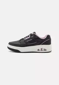 Низкие кроссовки Uno Court Skechers Sport, цвет black/pink