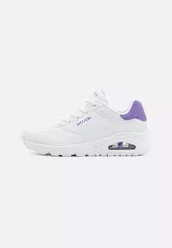 Низкие кроссовки Uno Skechers Sport, цвет white/purple