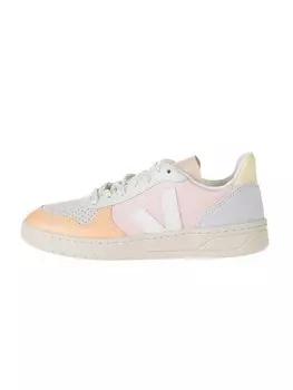 Низкие кроссовки Veja Leder V 10, цвет bunt/orange/rosa