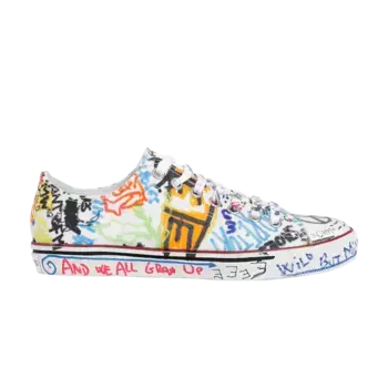 Низкие кроссовки Vetements Canvas Low-Top, мультиколор