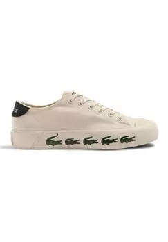 Низкие кроссовки VULCANIZED Lacoste, бежевый фон