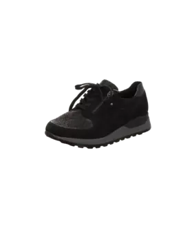 Низкие кроссовки WALDLUFER Bequem Schnr Sportl Lose Einlagen Hiroko Soft, черный