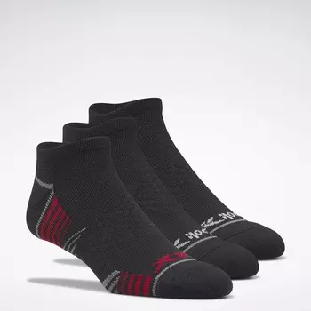 Низкие носки из нейлона Performance, 3 пары Reebok, черный