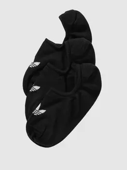 Низкие носки-кроссовки из эластичной хлопковой смеси adidas Originals, черный