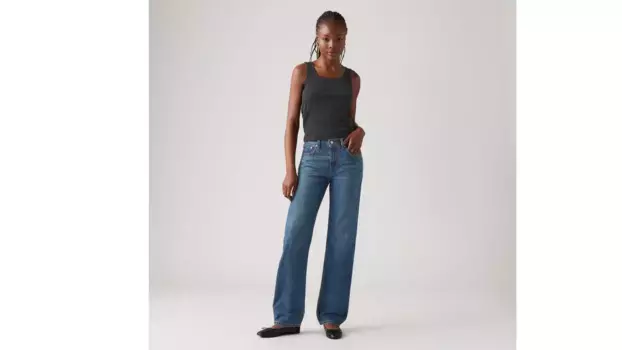 Низкие профессиональные женские джинсы Levi's, цвет No Words - Dark Wash