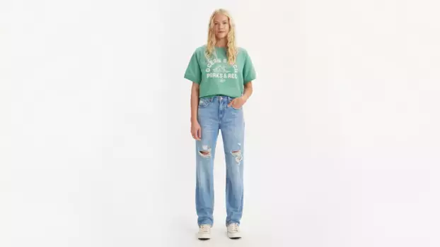 Низкие профессиональные женские джинсы Levi's, цвет Energy Vortex - Medium Wash