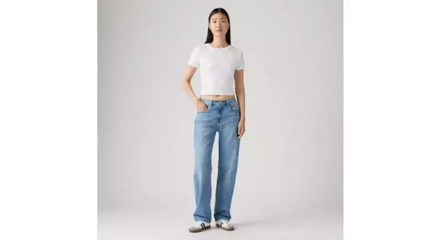 Низкие профессиональные женские джинсы Levi's, цвет Go Ahead - Light Wash