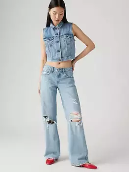 Низкие свободные женские джинсы Levi's, цвет Probably Ok - Light Wash