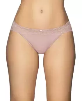 Низкие трусики с нежным кружевом без боковых швов Conturelle, цвет Natural