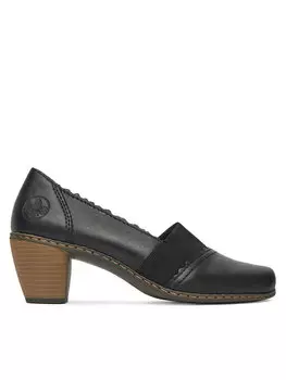 Низкие туфли 40911-00 Rieker, черный