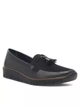 Низкие туфли 53771-00 Rieker, черный