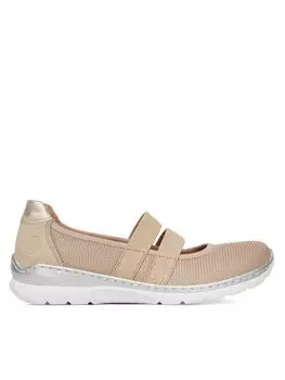 Низкие туфли L3281-62 Rieker, бежевый