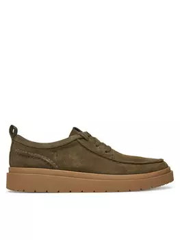 Низкие туфли Polden Moc 26180869 Clarks, зеленый