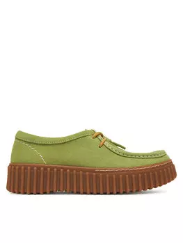 Низкие туфли Torhill Bee 26181186 Clarks, зеленый