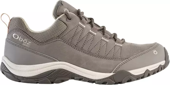 Низкие водонепроницаемые походные женские ботинки Oboz Ousel, серый