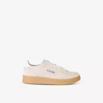 Низкие замшевые кеды с вышитым логотипом Medalist Autry, бежевый