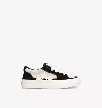 Низкие замшевые кеды с вышитыми звездами Sunset Amiri, мультиколор