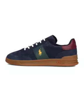 Низкие замшевые кроссовки Polo Ralph Lauren, синий