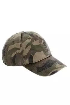 Низкопрофильная винтажная кепка в джинсовом стиле Beechfield, коричневый