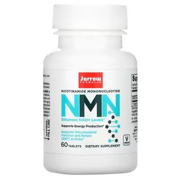 NMN, никотинамид мононуклеотид, 60 таблеток Jarrow Formulas