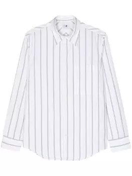 NN07 поплиновая рубашка Max в полоску, белый
