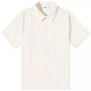 NN07 Рубашка с коротким рукавом в полоску Freddy, коричневый