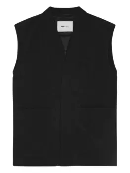 NN07 жилет с V-образным вырезом, черный
