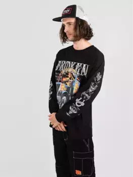 No Rules с длинным рукавом Broken Promises, черный