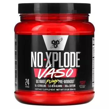 No-Xplode VASO, Предтренировочный комплекс Ultimate Pump, сок джунглей, 1,11 фунта (504 г) Bsn