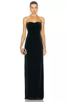 Ноэла бархатное платье SER.O.YA, черный