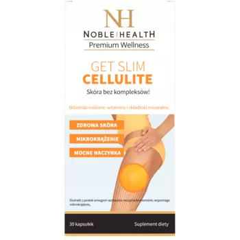 Noble Health Get Slim Cellulite биологически активная добавка, заботящаяся о здоровье и внешнем виде кожи, 30 капс./1 уп.