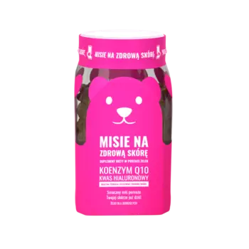 Noble Health Misie na zdrow skr биологически активная добавка в виде жевательных резинок для взрослых с гиалуроновой кислотой и коэнзимом Q10, 60 шт./1 упаковка.