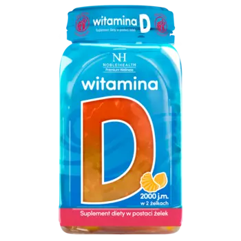 Noble Health пищевая добавка в виде жевательных резинок для детей и взрослых с витамином D, 60 шт./1 упак.