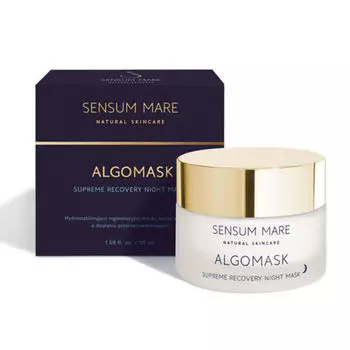 Ночная маска для лица в креме, 50 мл Sensum Mare Alogomask