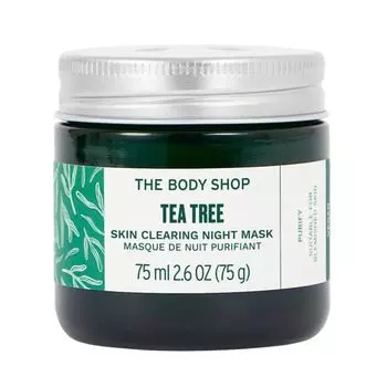 Ночная очищающая маска для лица с маслом чайного дерева The Body Shop, 75 мл