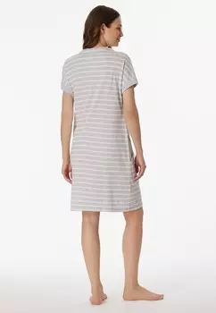 Ночная рубашка 1/2 ARM Schiesser, серый