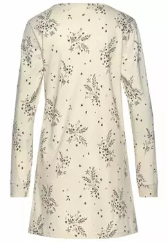 Ночная рубашка 2PACK LASCANA, бежевый