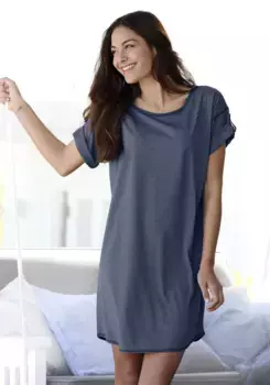 Ночная рубашка "Аризона" с круглым вырезом Arizona, джинсовый
