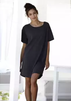 Ночная рубашка "Аризона" с круглым вырезом Arizona, антрацит