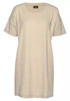 Ночная рубашка BIGSHIRT LASCANA, песочный