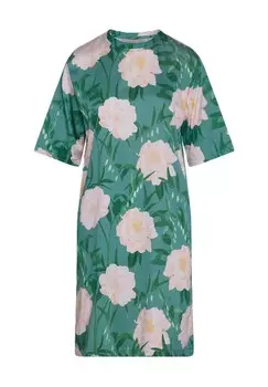 Ночная рубашка Caro "Доротея", с рукавами до половины, женская ESSENZA, зеленый