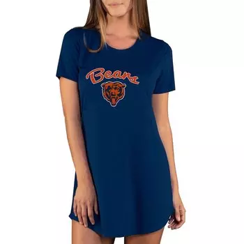 Ночная рубашка Concepts Sport Chicago Bears, нави