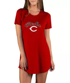 Ночная рубашка Concepts Sport Cincinnati Reds, красный