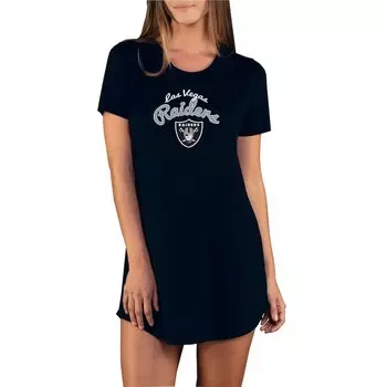 Ночная рубашка Concepts Sport Las Vegas Raiders, черный