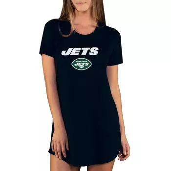Ночная рубашка Concepts Sport New York Jets, черный