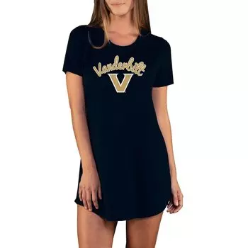 Ночная рубашка Concepts Sport Vanderbilt Commodores, черный