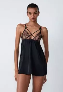 Ночная рубашка CONQUETE Etam, черный