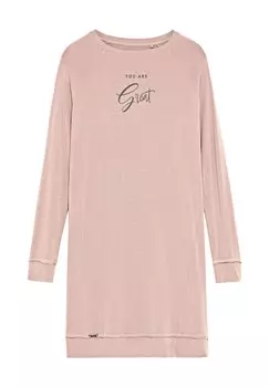 Ночная рубашка, длинный рукав, принт, для женщин JOCKEY, цвет G10 Dried Sage